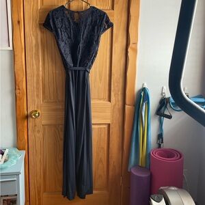 Dark blue navy jumpsuit